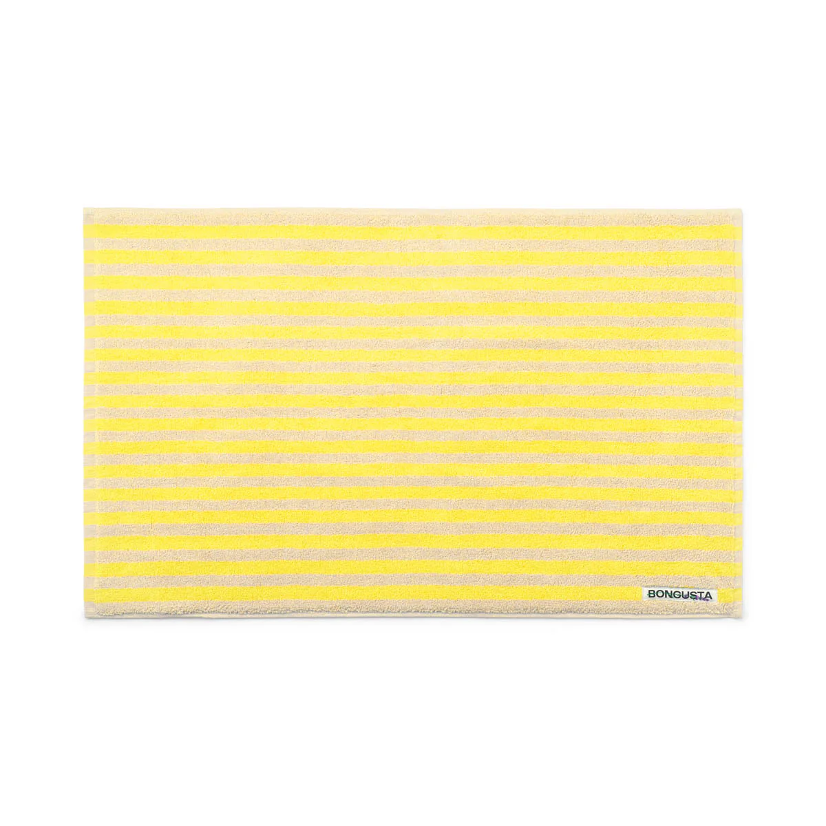 Naram bademåtte - Pristine & Neon Yellow
