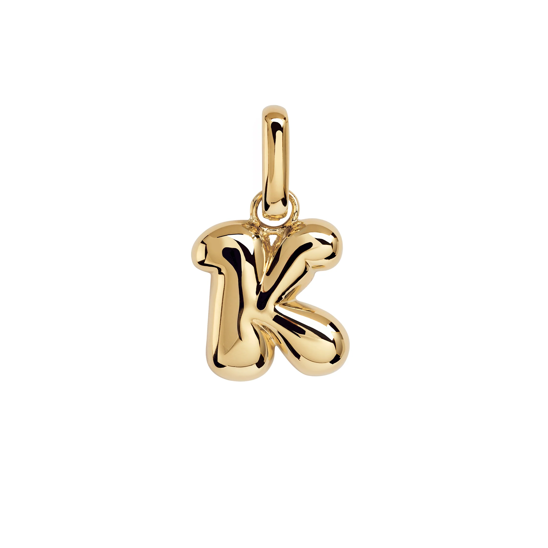 Puffer Letter Charm vedhæng - forgyldt - Image 7