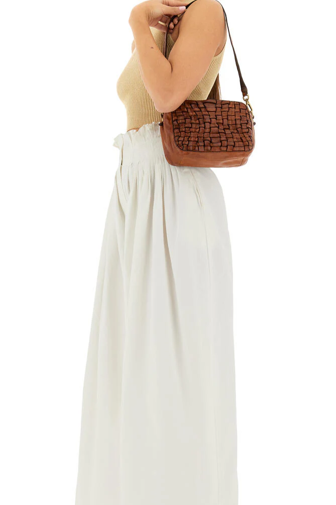 Elena Bowling taske, small - Cognac - Image 6