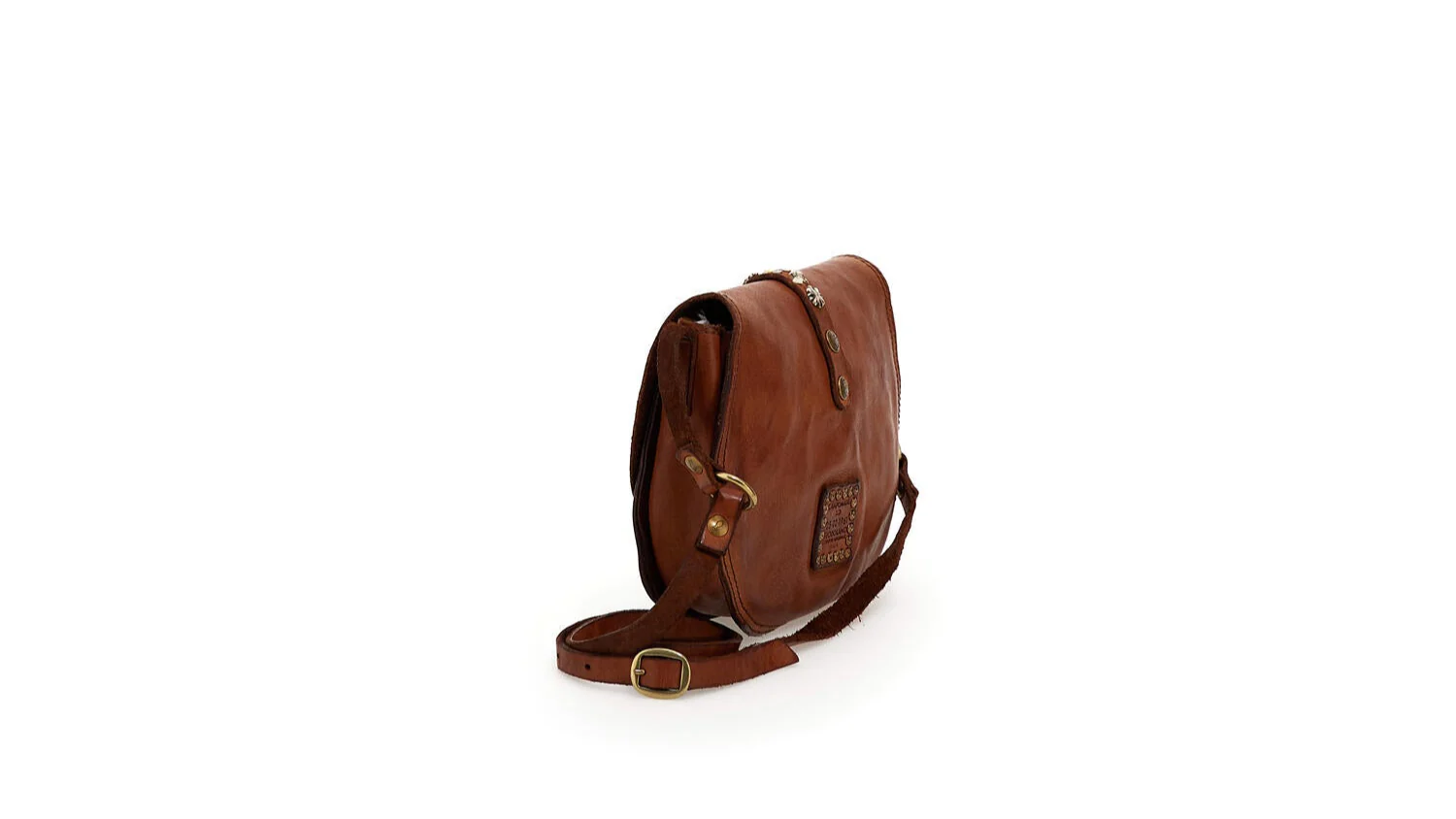 Linda crossbody taske, medium - Cognac - Image 4