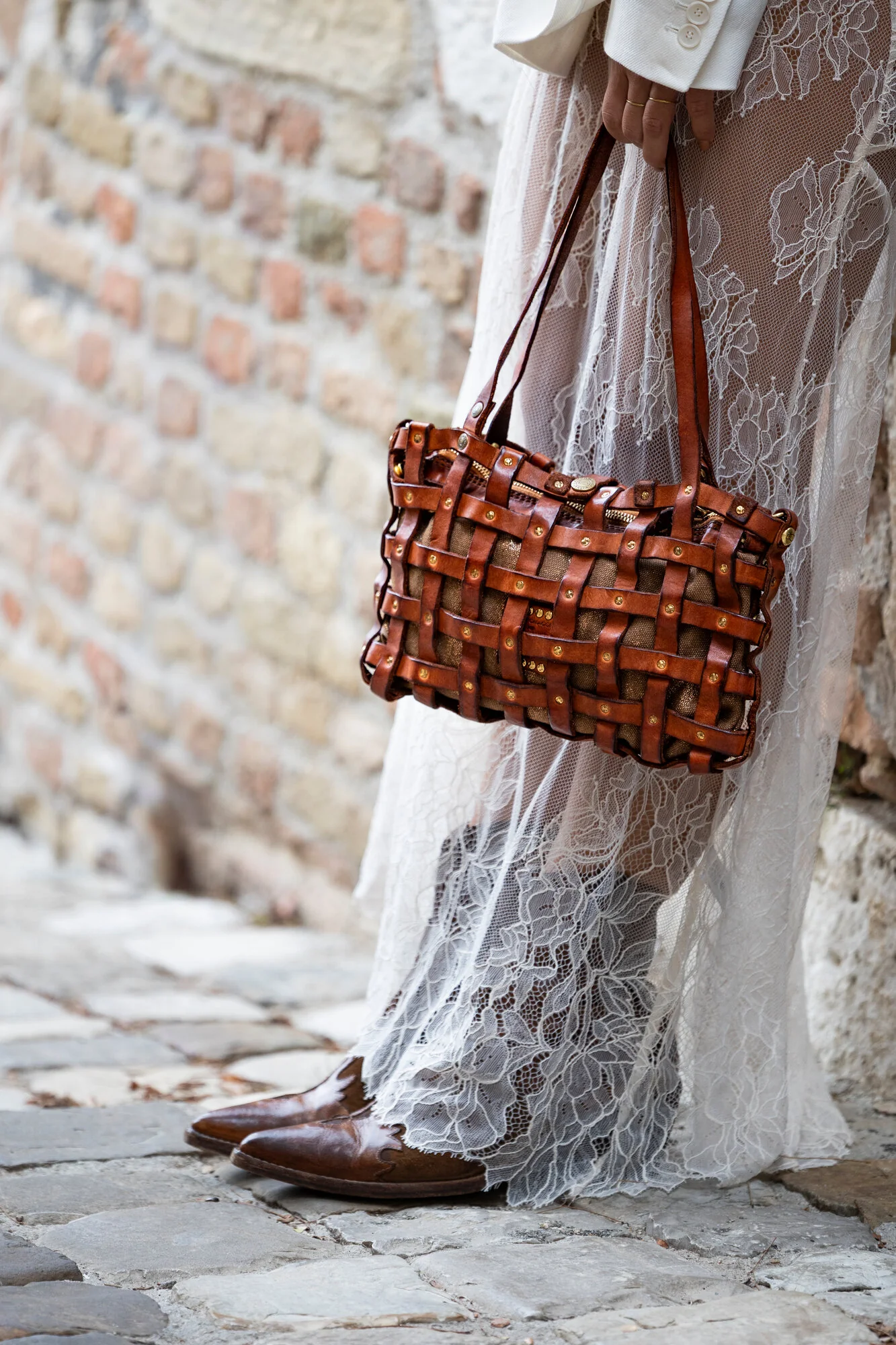 Valerie lædertaske - Bronzed/Cognac - Image 3