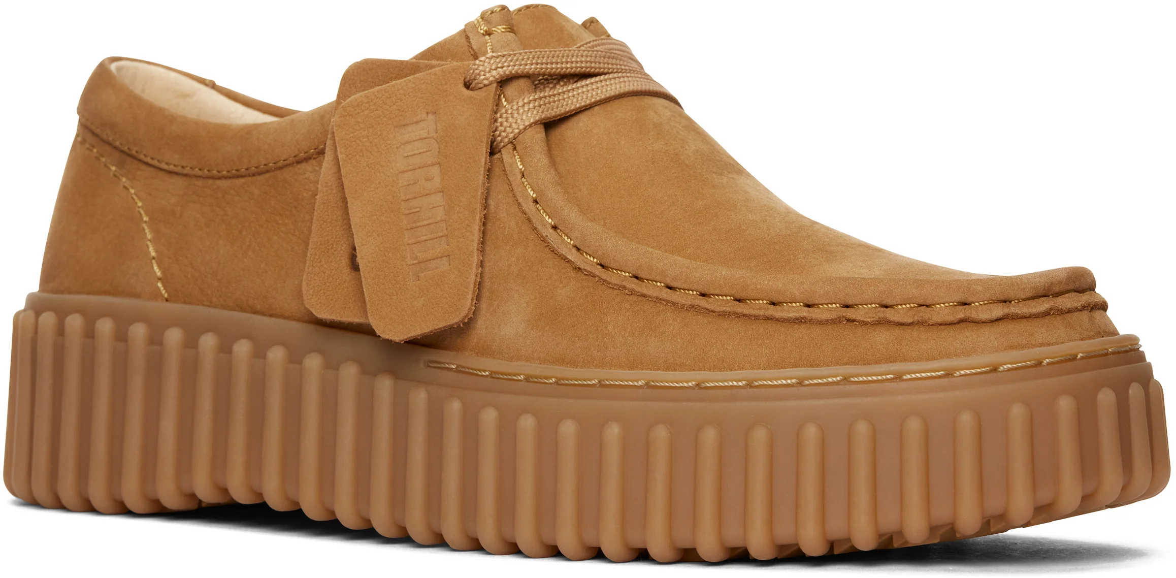Torhill Bee ruskind sko - Light Tan Nubuck - Image 4