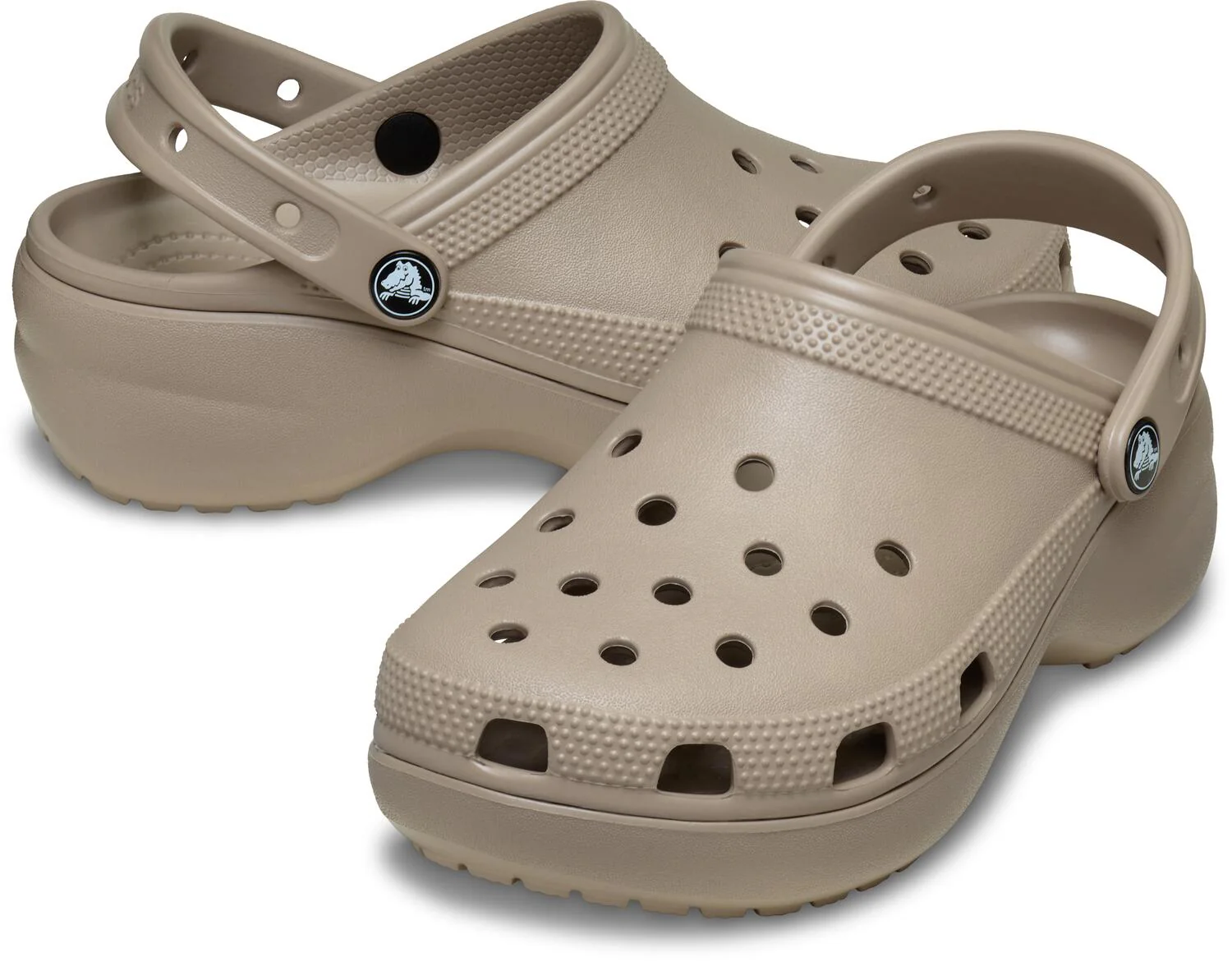 Classic Platform clog - Taupe - Image 3