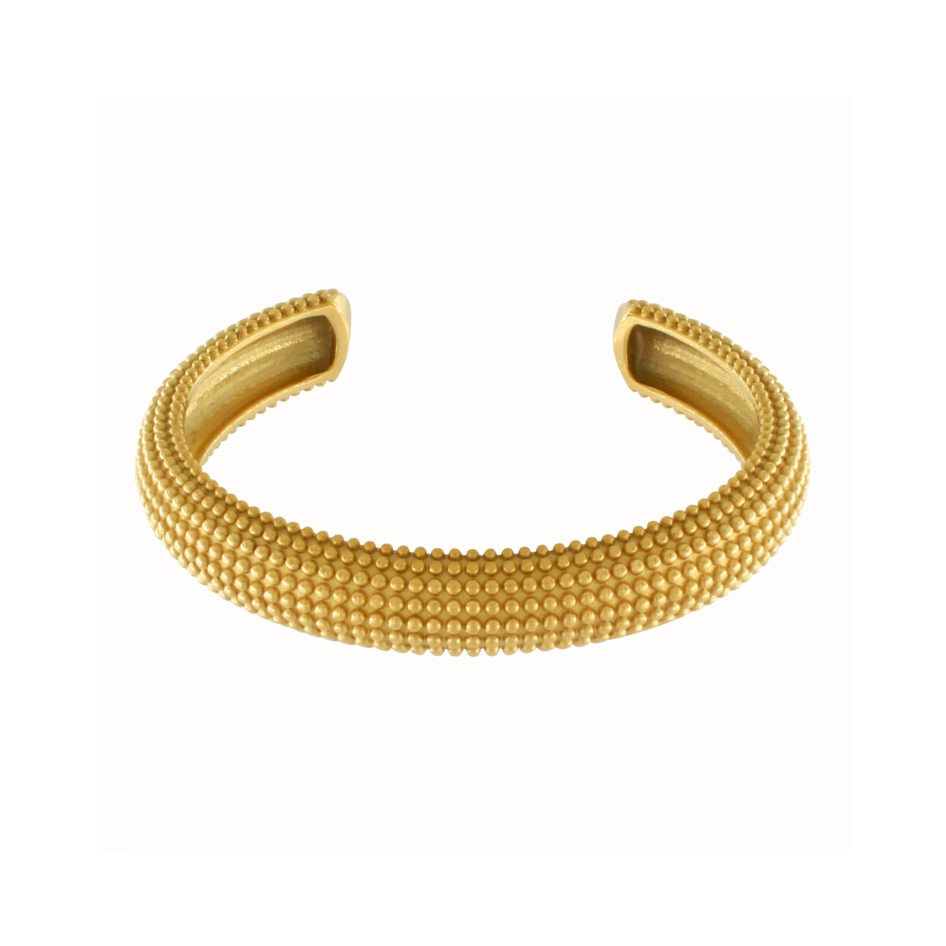 Courage Oblong armring - forgyldt