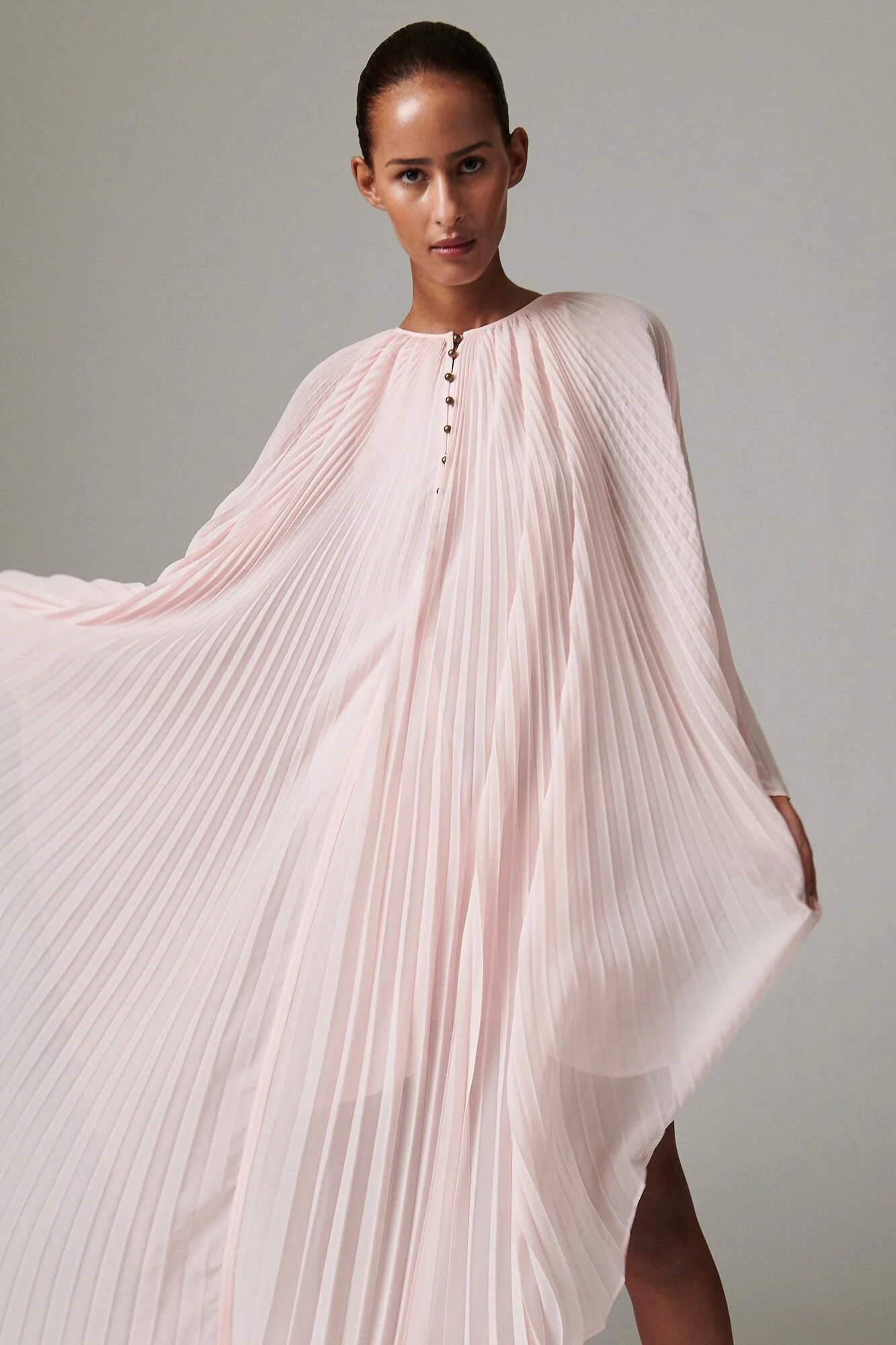 Arin Chiffon Fringe kjole - Shrinking Violet - Image 4