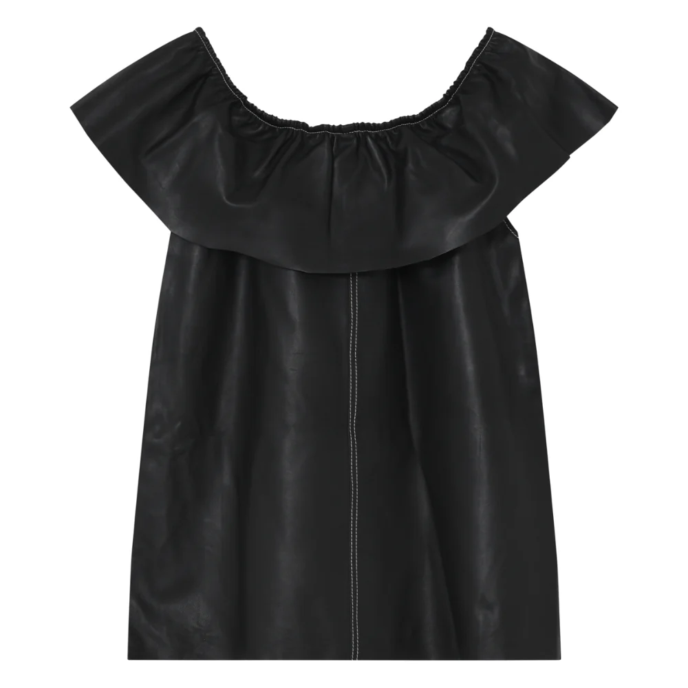 Lira Soft Lamb lædertop - sort - Image 7