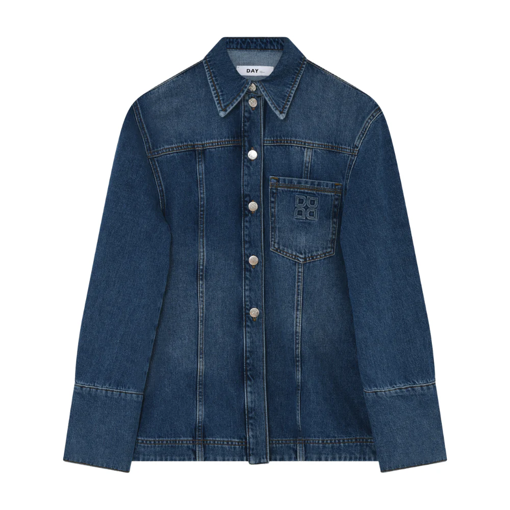 Ludmilla denimskjorte - Medium Blue - Image 2
