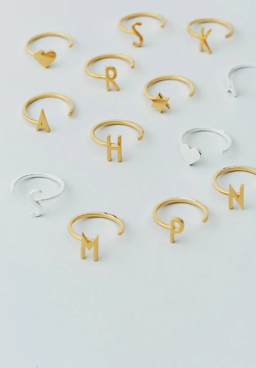 Ring A-Z - sølv