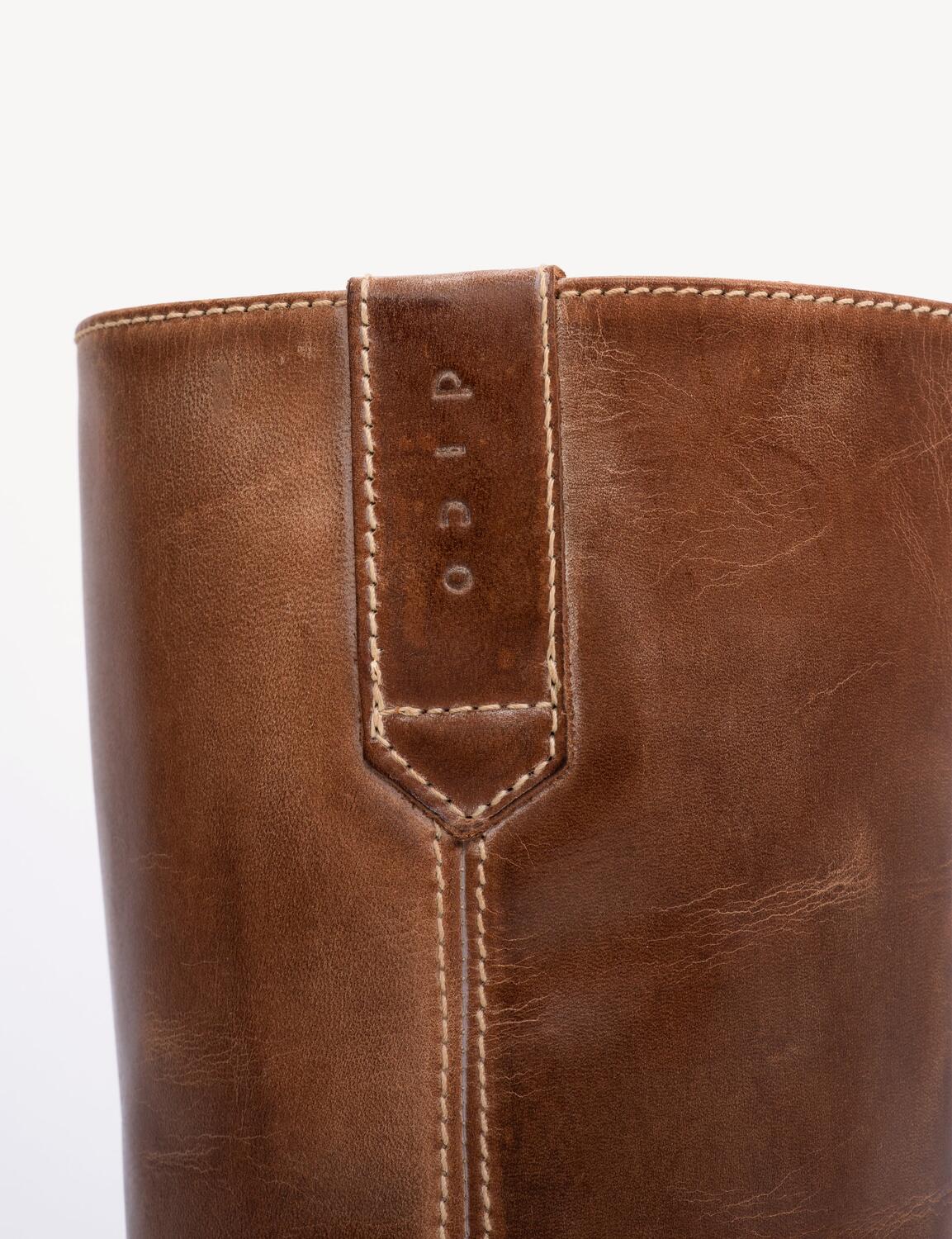Julia Gaucho læderstøvler - Cognac - Image 6