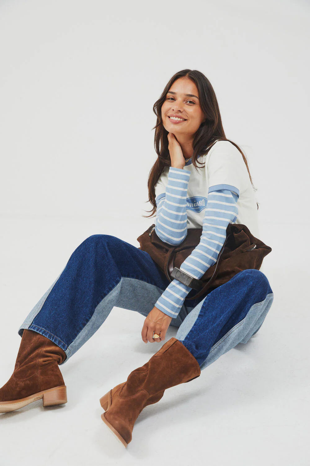 Julia ruskindsstøvle - Brown - Image 2