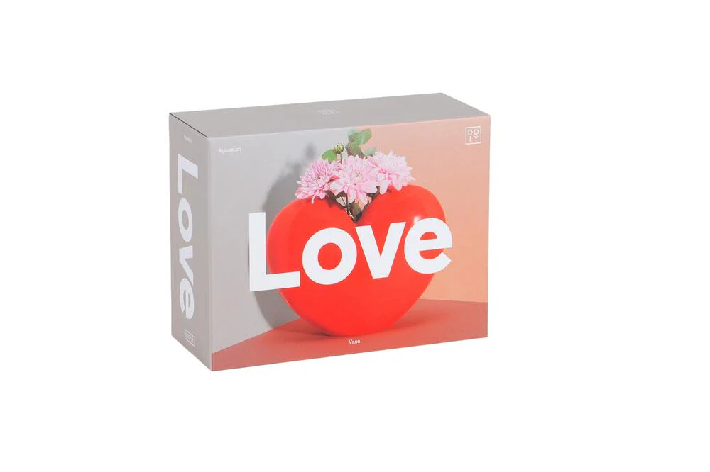 Love vase - rød - Image 5