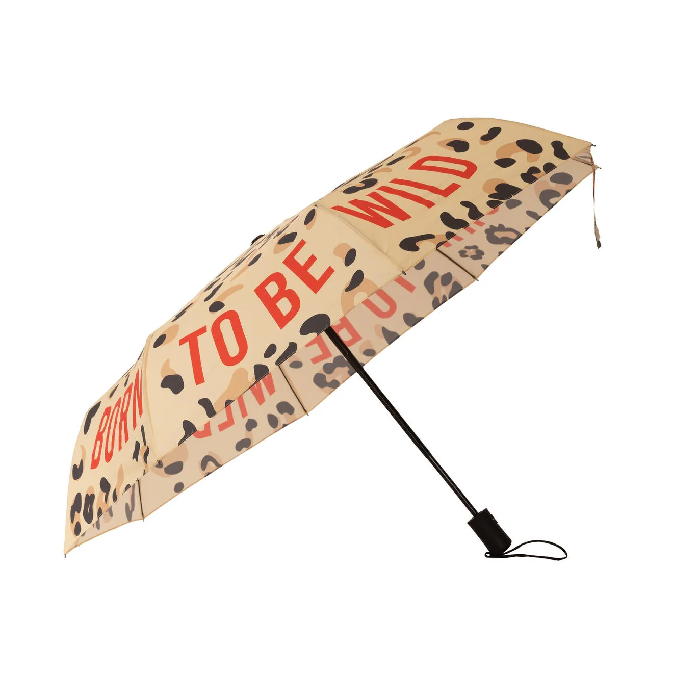 Born To Be Wild foldbar paraply - Cheetah Printed - Image 5