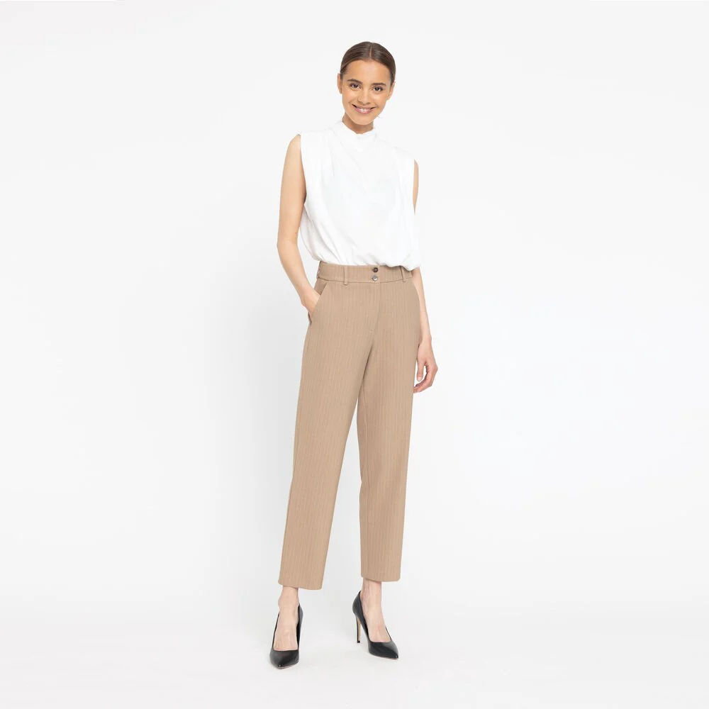 DaphneFV habitbukser - Light Brown Pin - Image 4