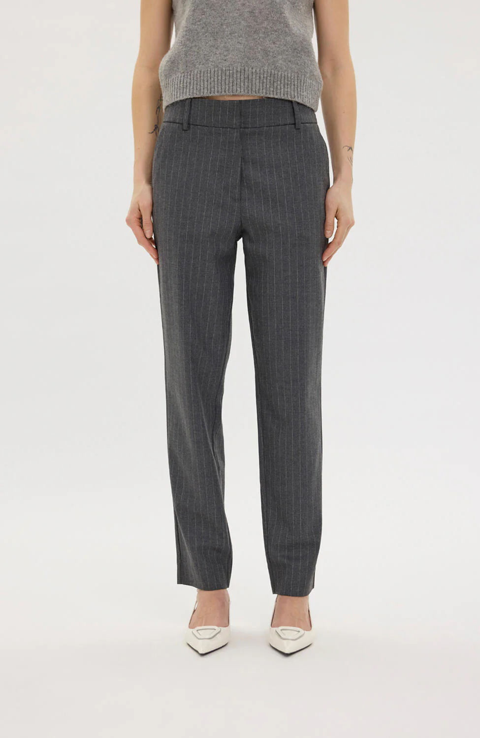 KaisaFV Ankle bukser - Meteorite Pinstripe - Image 3