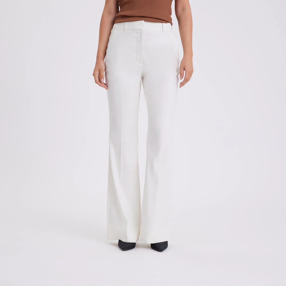 OliviaFV hørbukser, Long - Cream White - Image 3