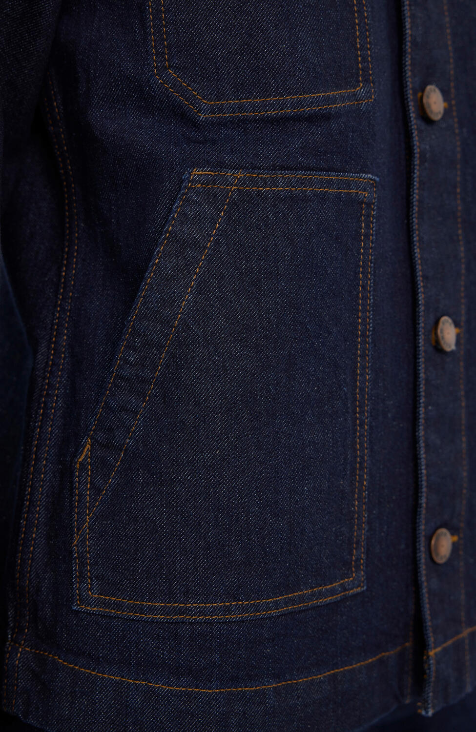 StellaFV denimjakke - Dark Rinse Denim - Image 5