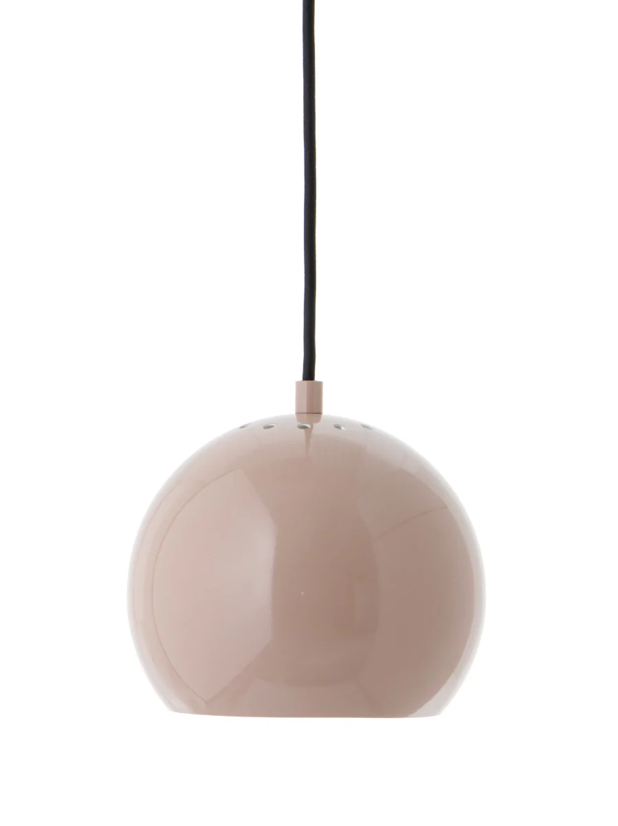 Ball pendant lampe - Glossy Nude - Ø:18