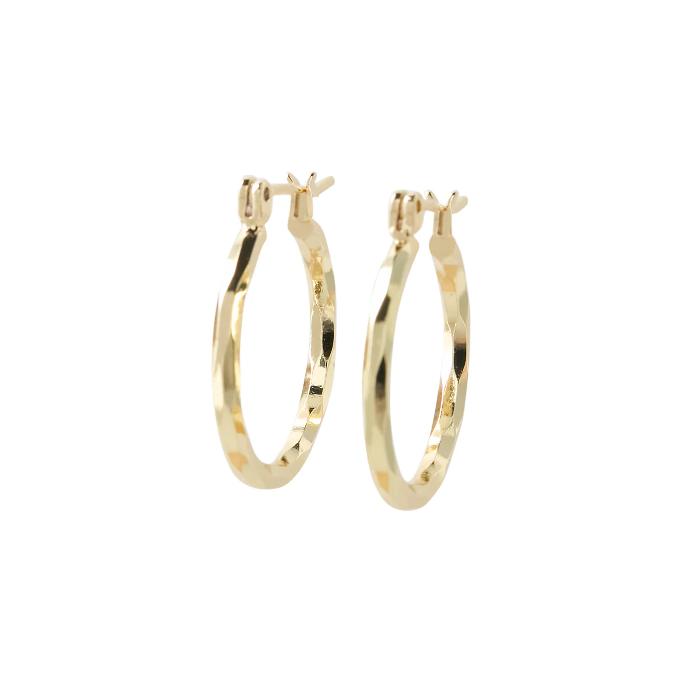 Shiny hoops, forgyldt - 20 mm.