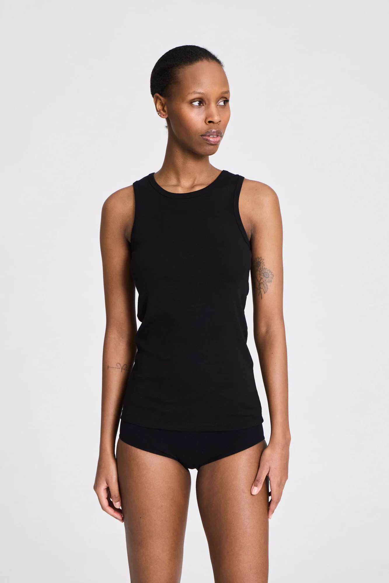 Alberte Wool top - sort