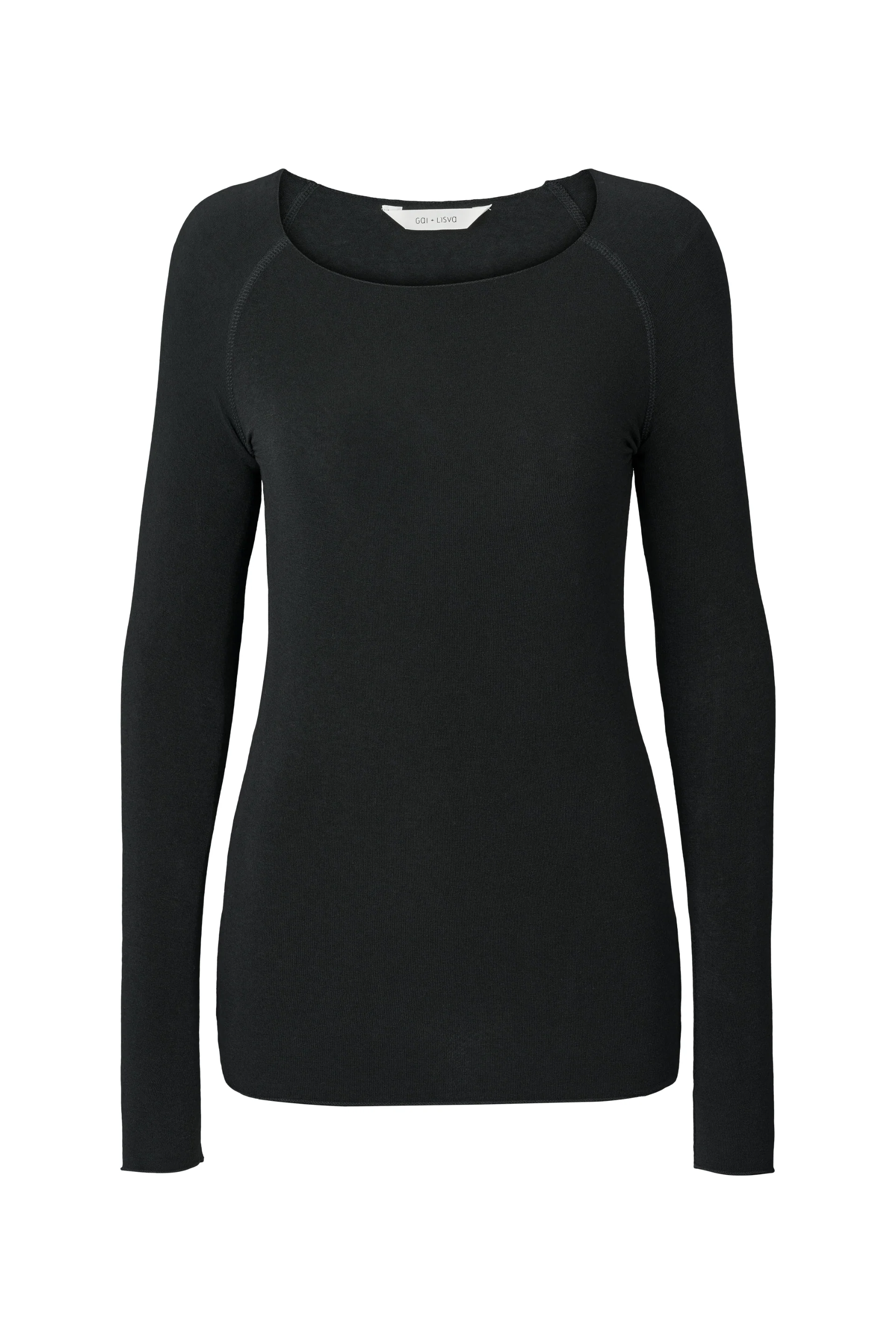 Amalie Wool langærmet t-shirt - sort - Image 2