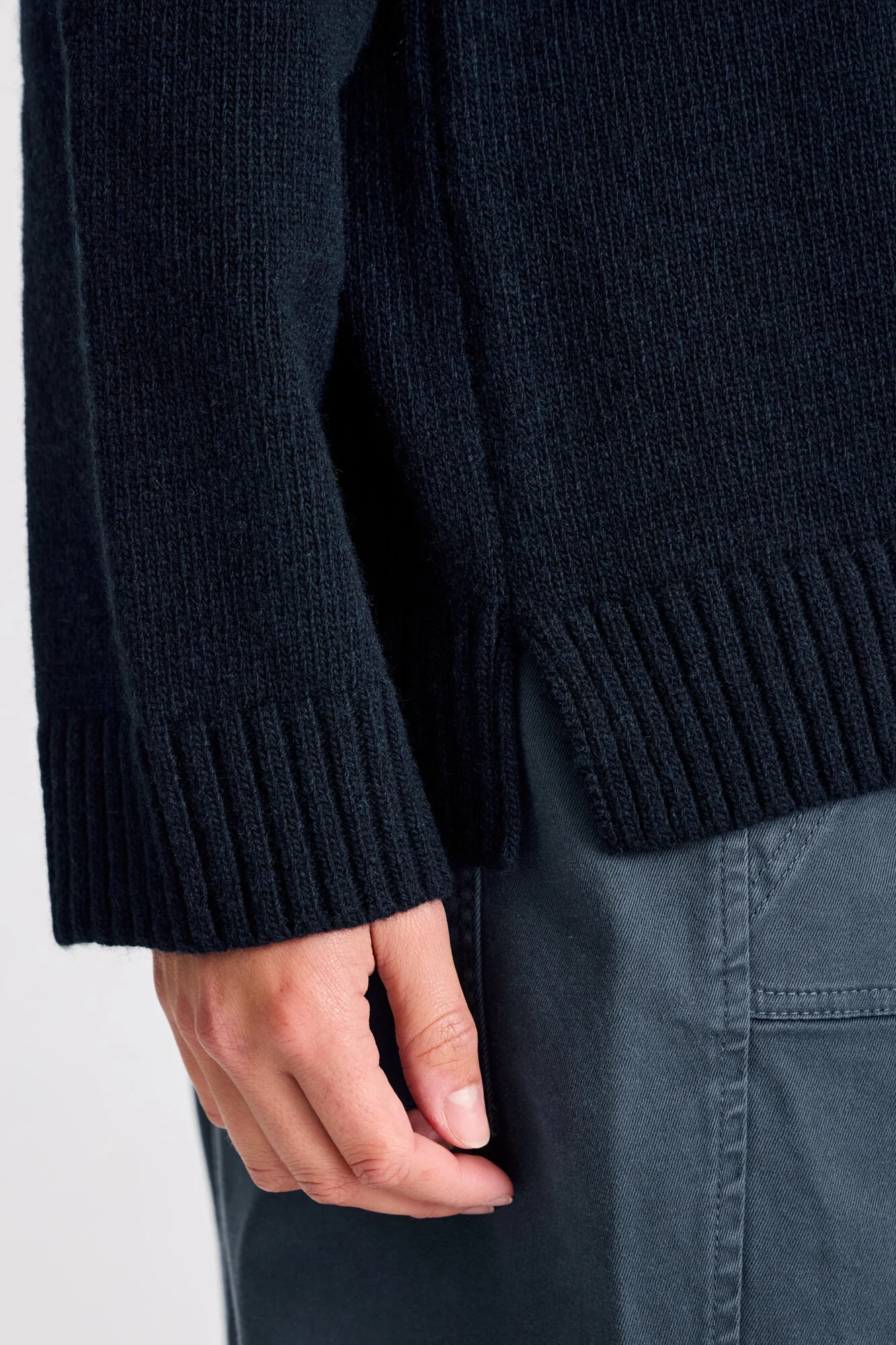Emely Lambswool strik - Midnight Blue - Image 6