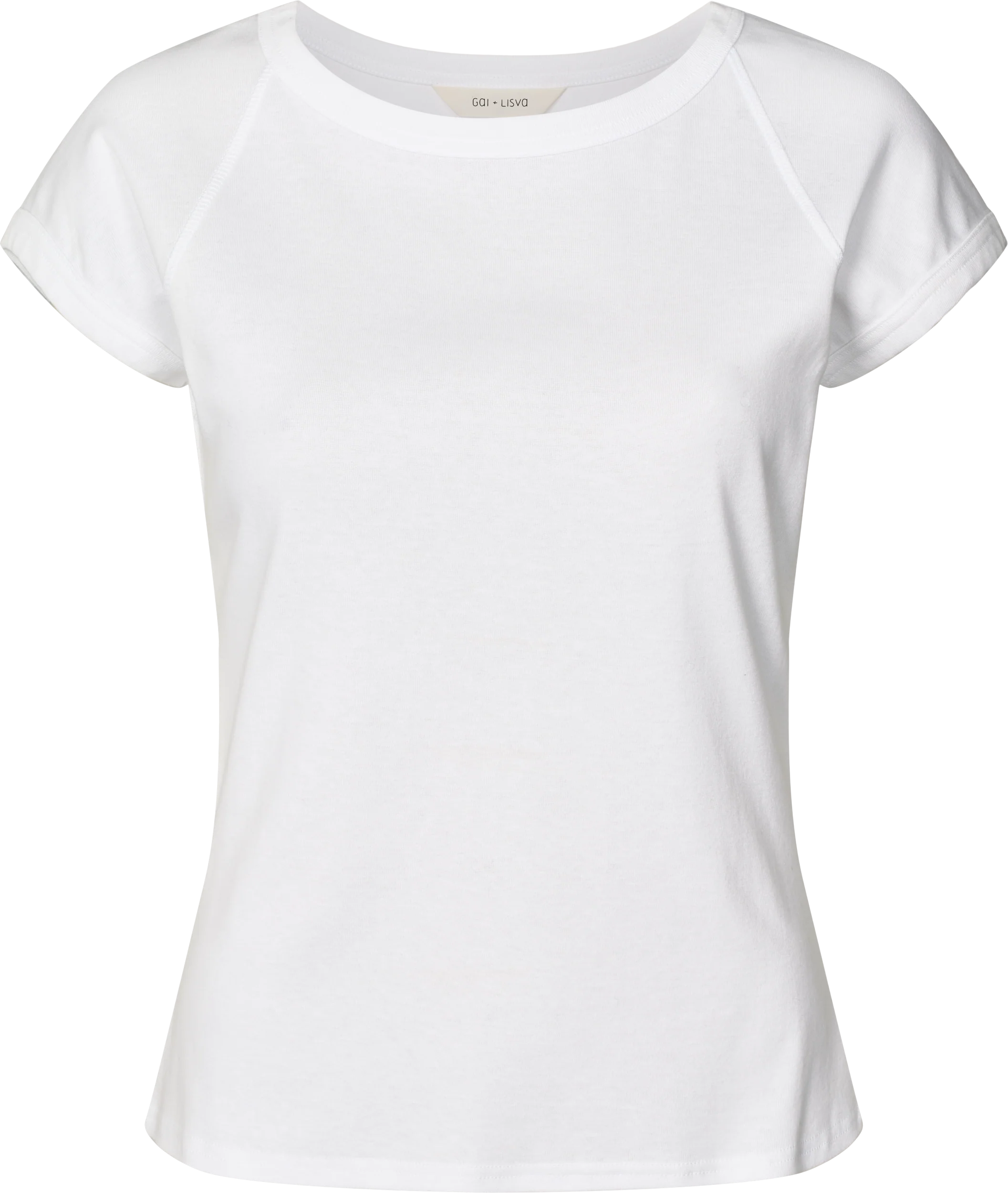 Malou Cotton Rib t-shirt - hvid - Image 2
