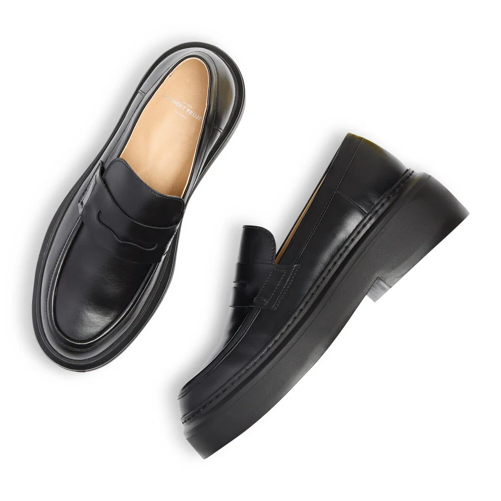 June loafers - Black Leather - Image 4