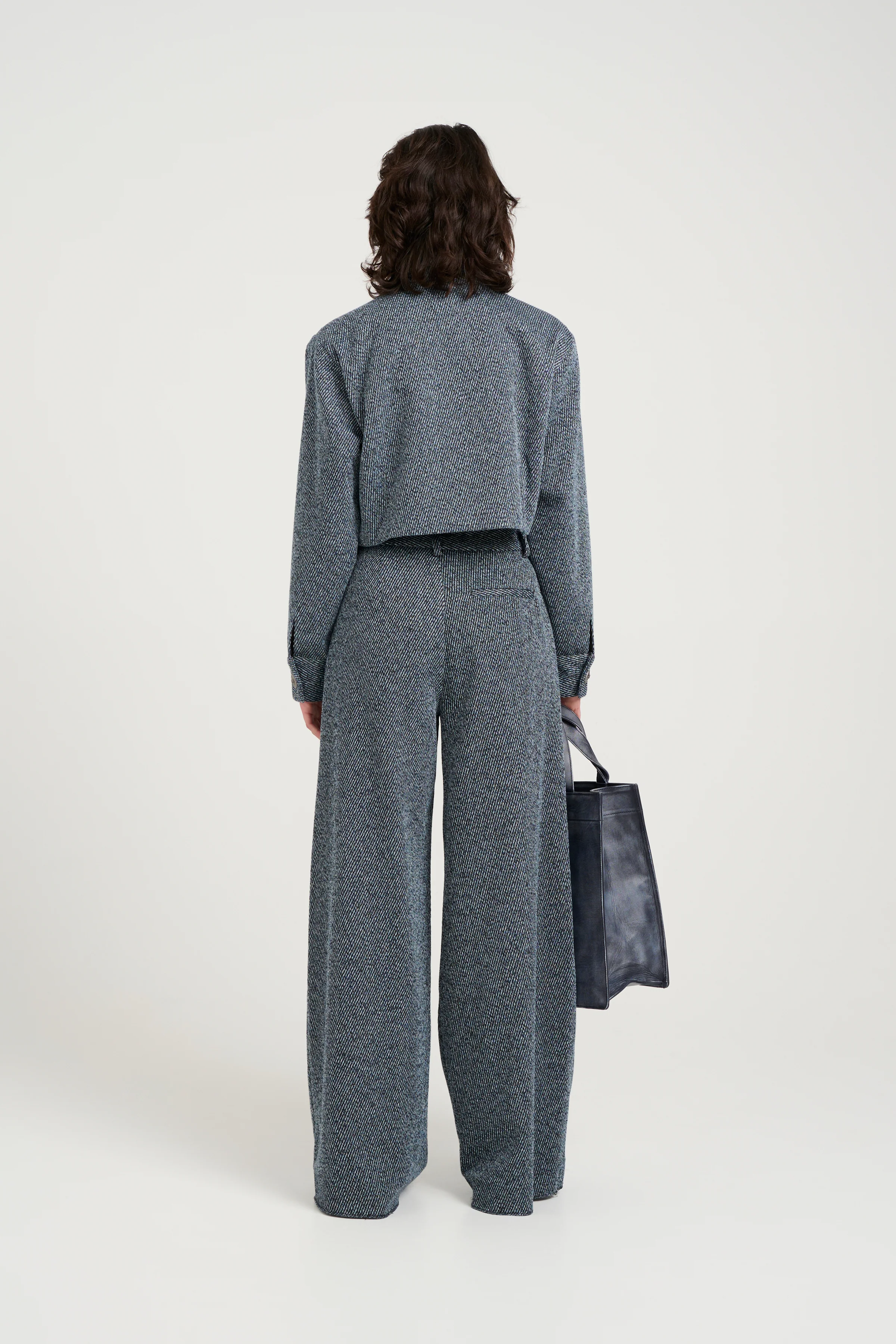 BelmaGZ HW bukser - Blue Twill Structure - Image 6