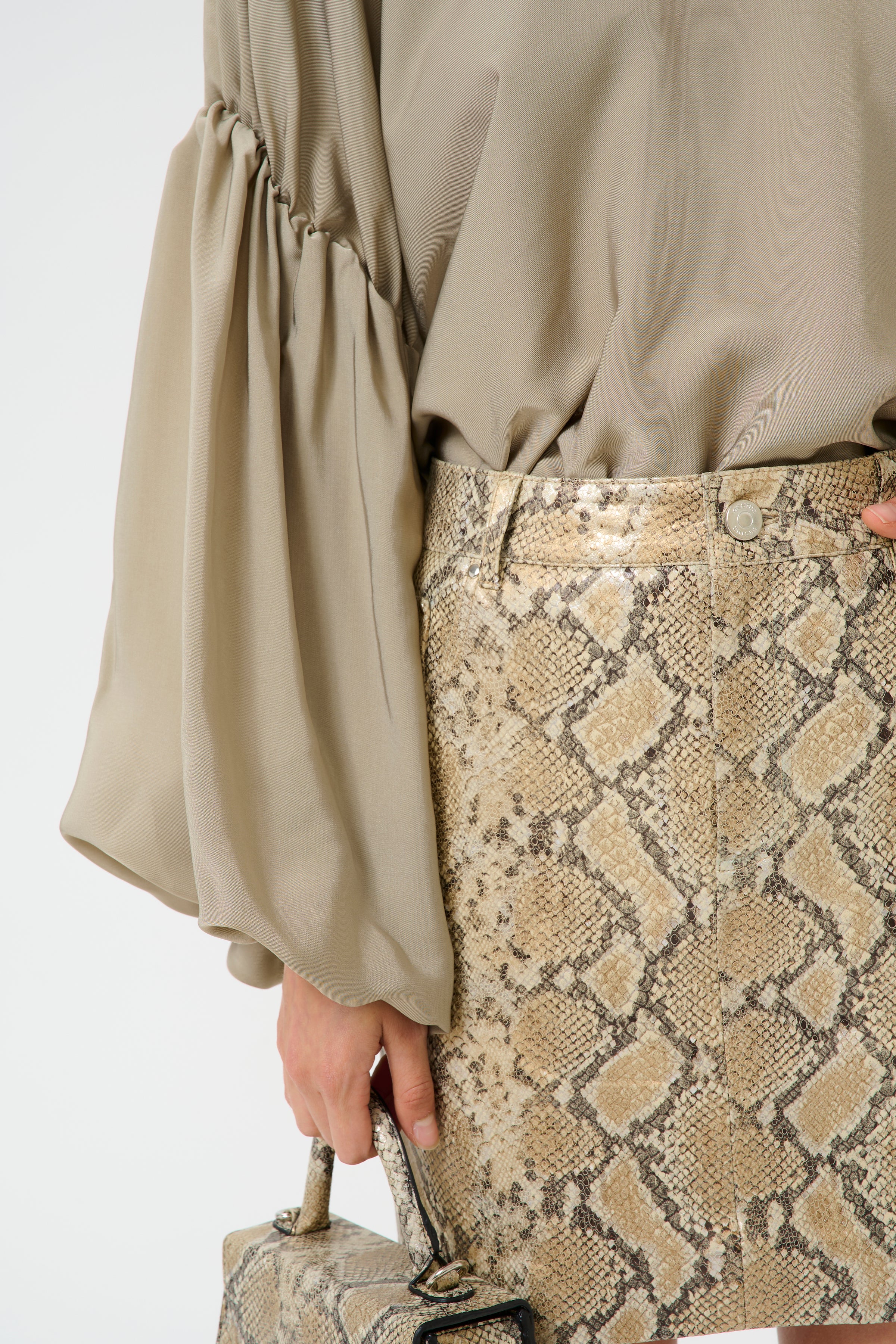 GZMalloon bluse - Silver Sage - Image 6