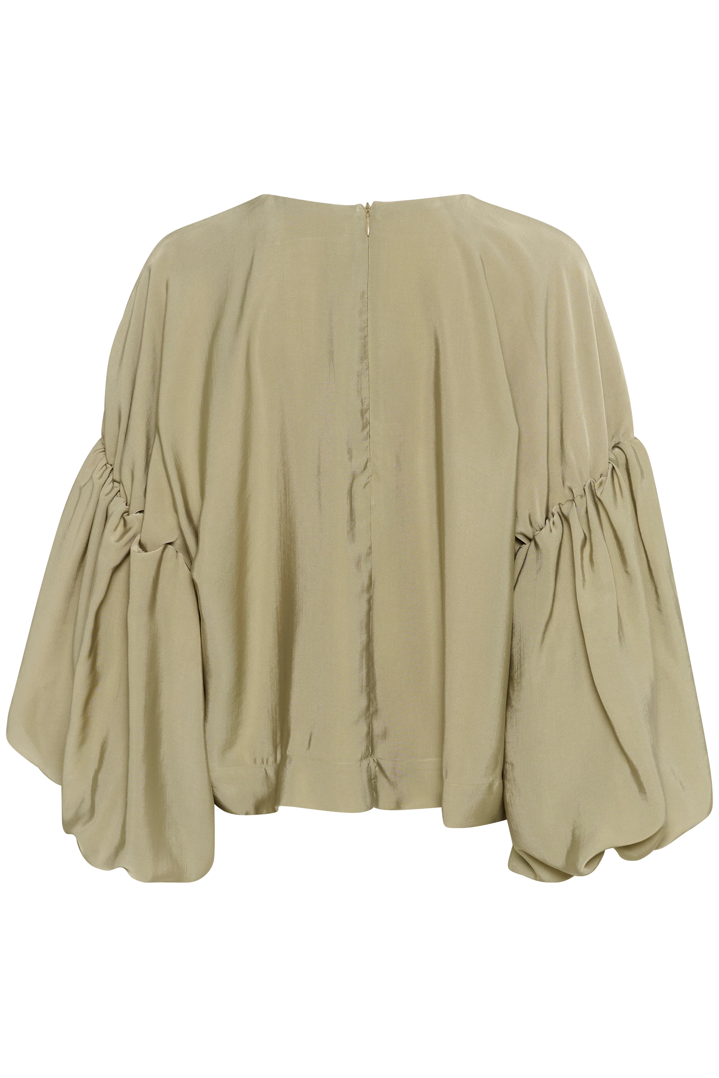 GZMalloon bluse - Silver Sage - Image 7
