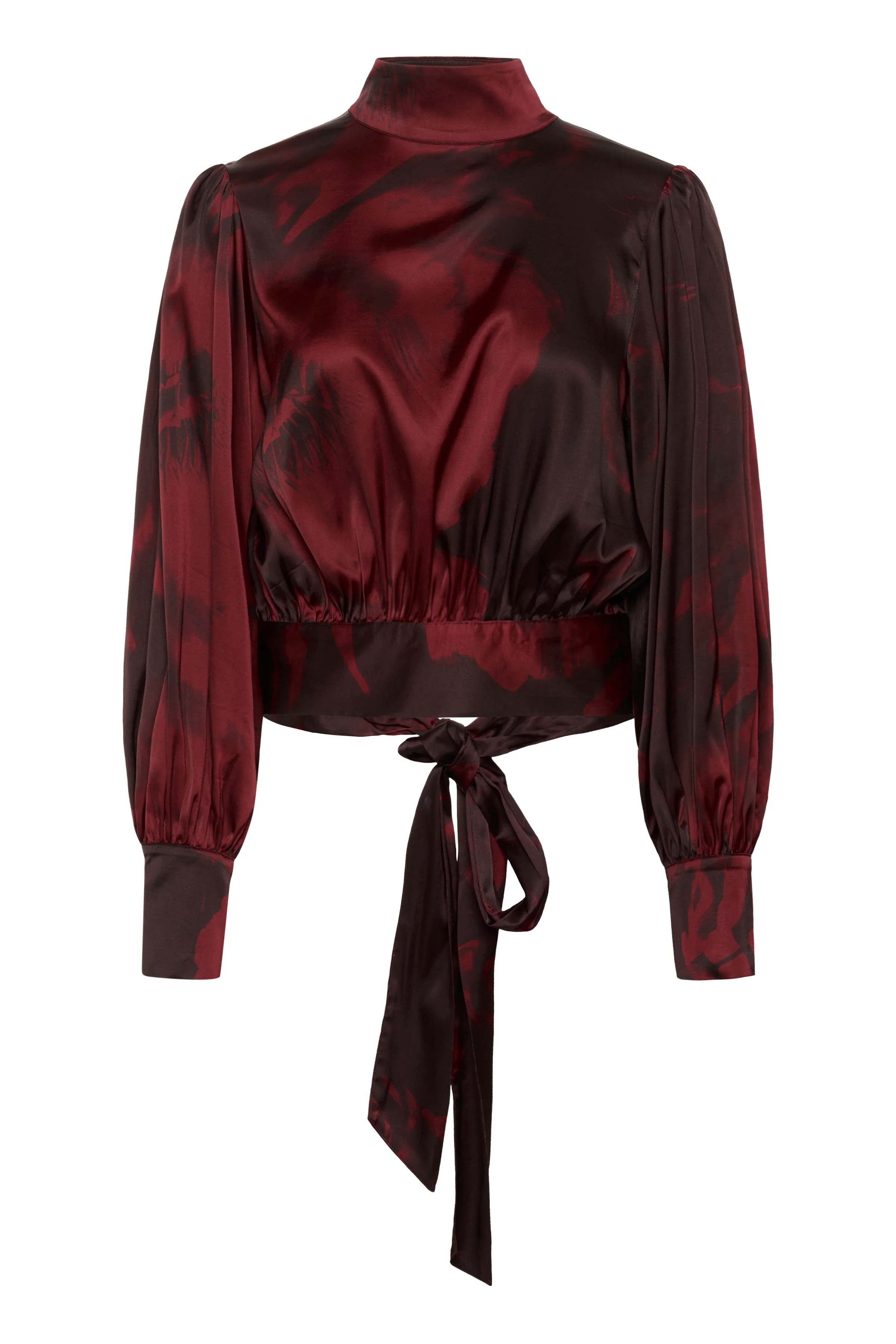GZselina P bluse - Ripasso/Aronia Big Rose - Image 2