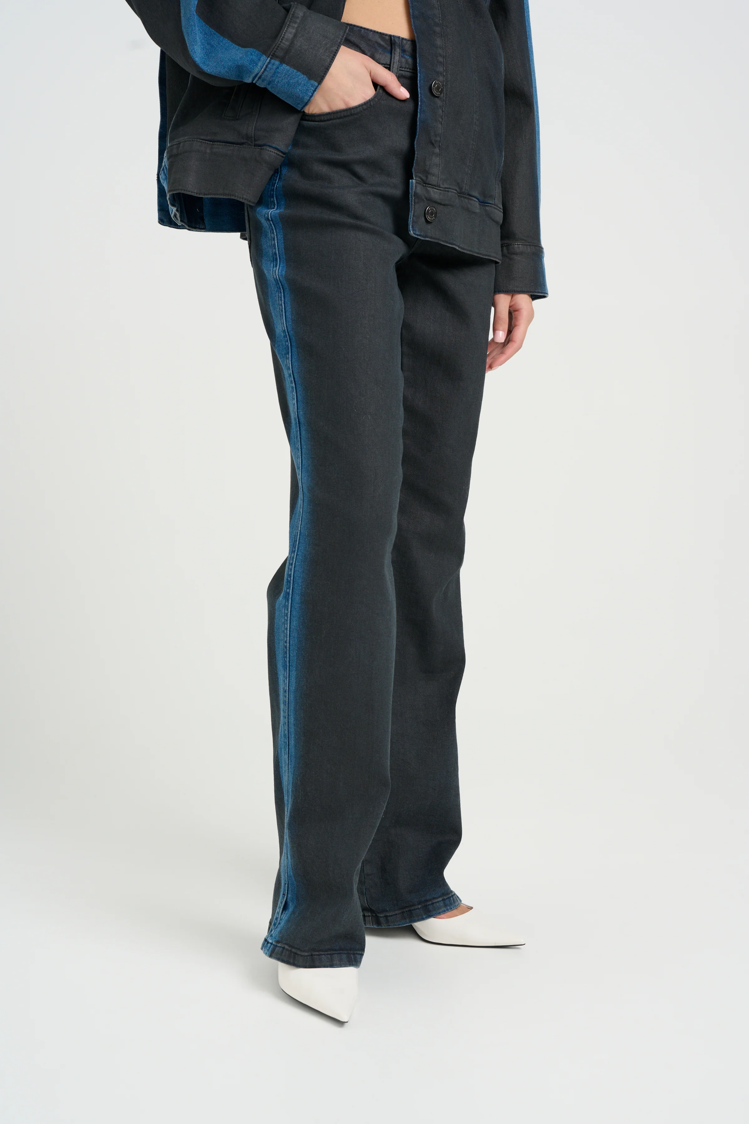 TimmieGZ HW jeans - Blue/Black Washed - Image 5