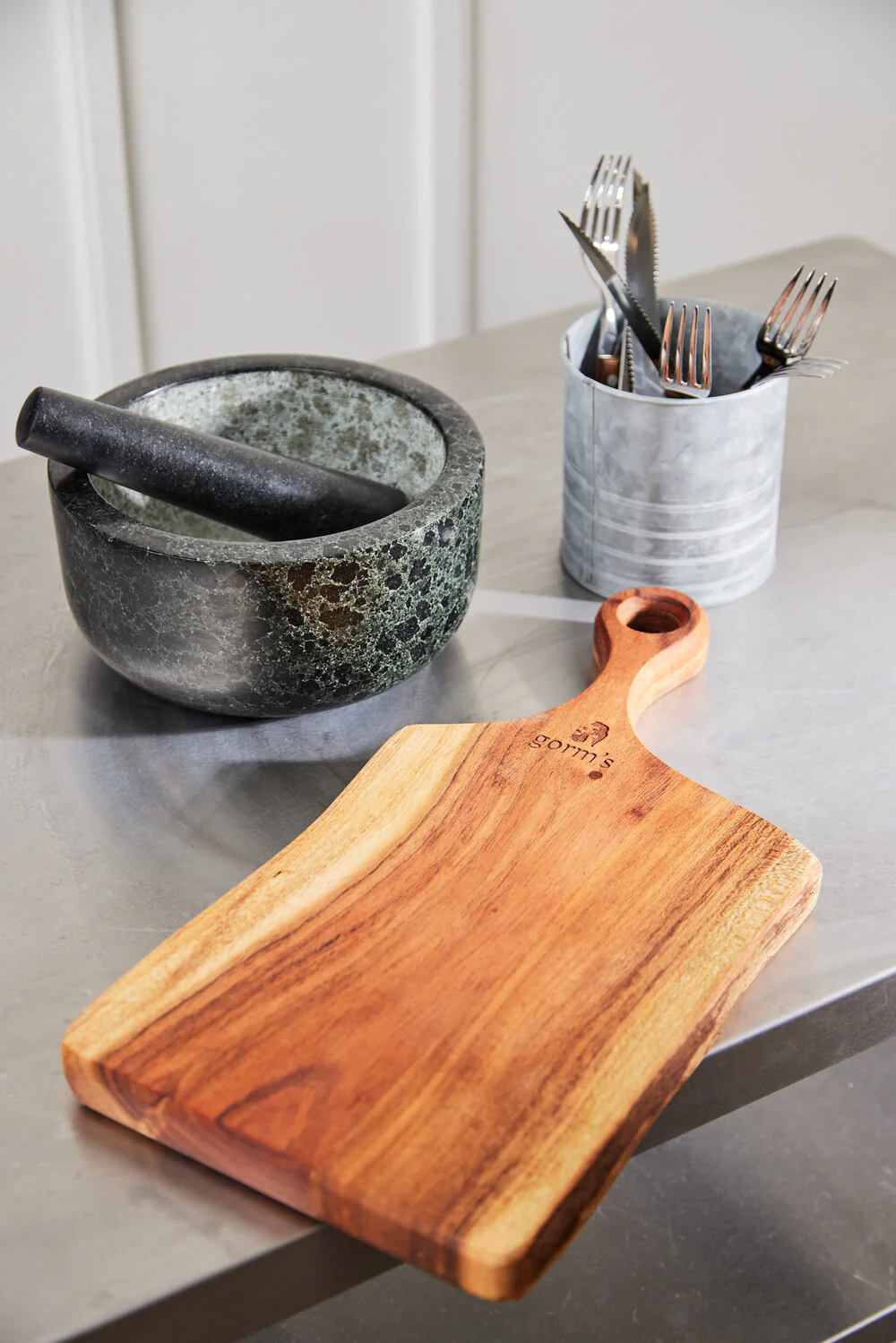 Skærebræt, olieret acacia - 40x20 cm. - Image 4