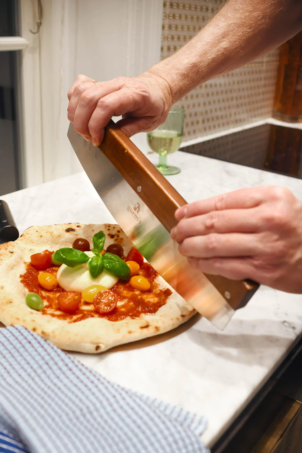 Stor pizzaskærer - 34,8 cm. - Image 2