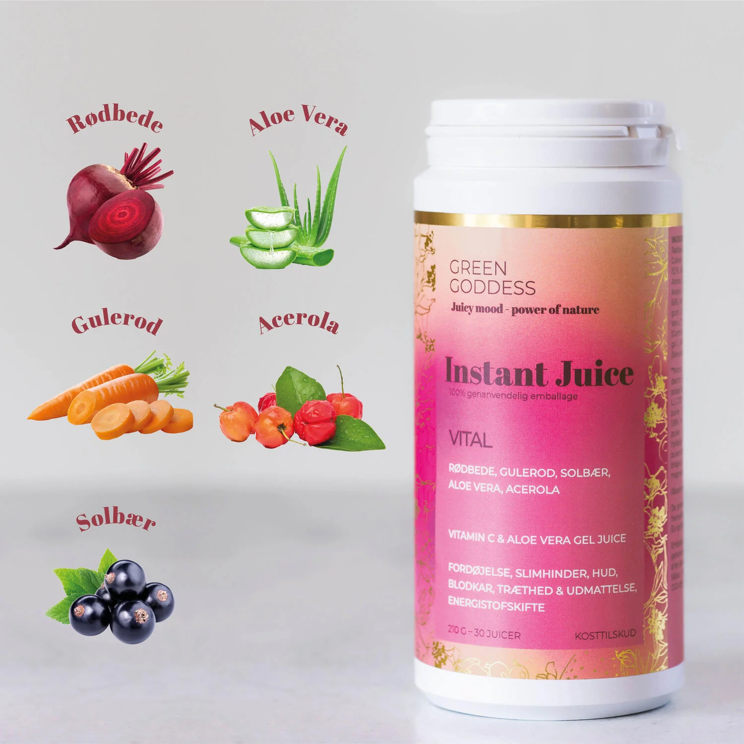 Vital Instant Juice - 210g. - Image 3