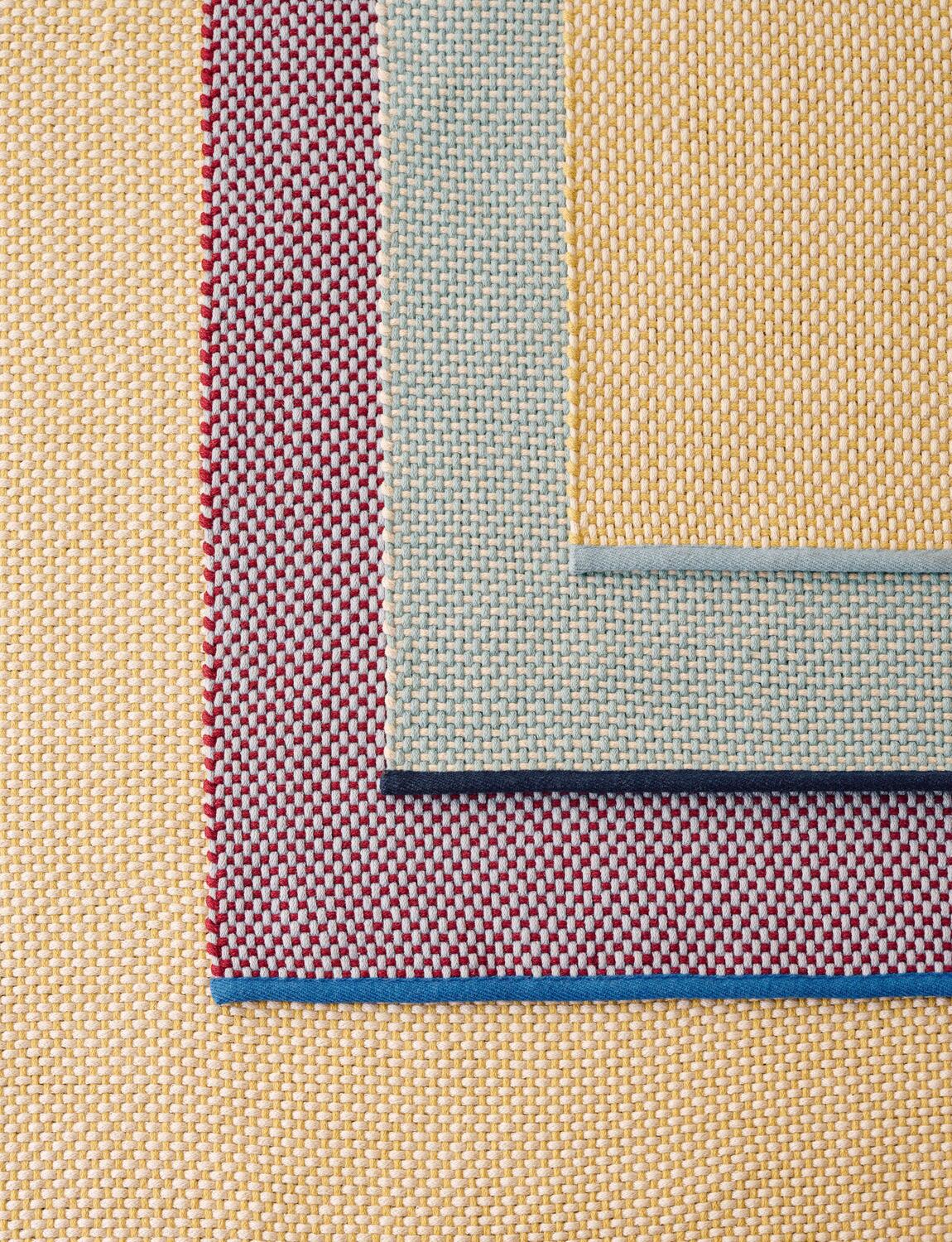 3 Colour gulvtæppe - lysegrå/bordeaux - Image 4
