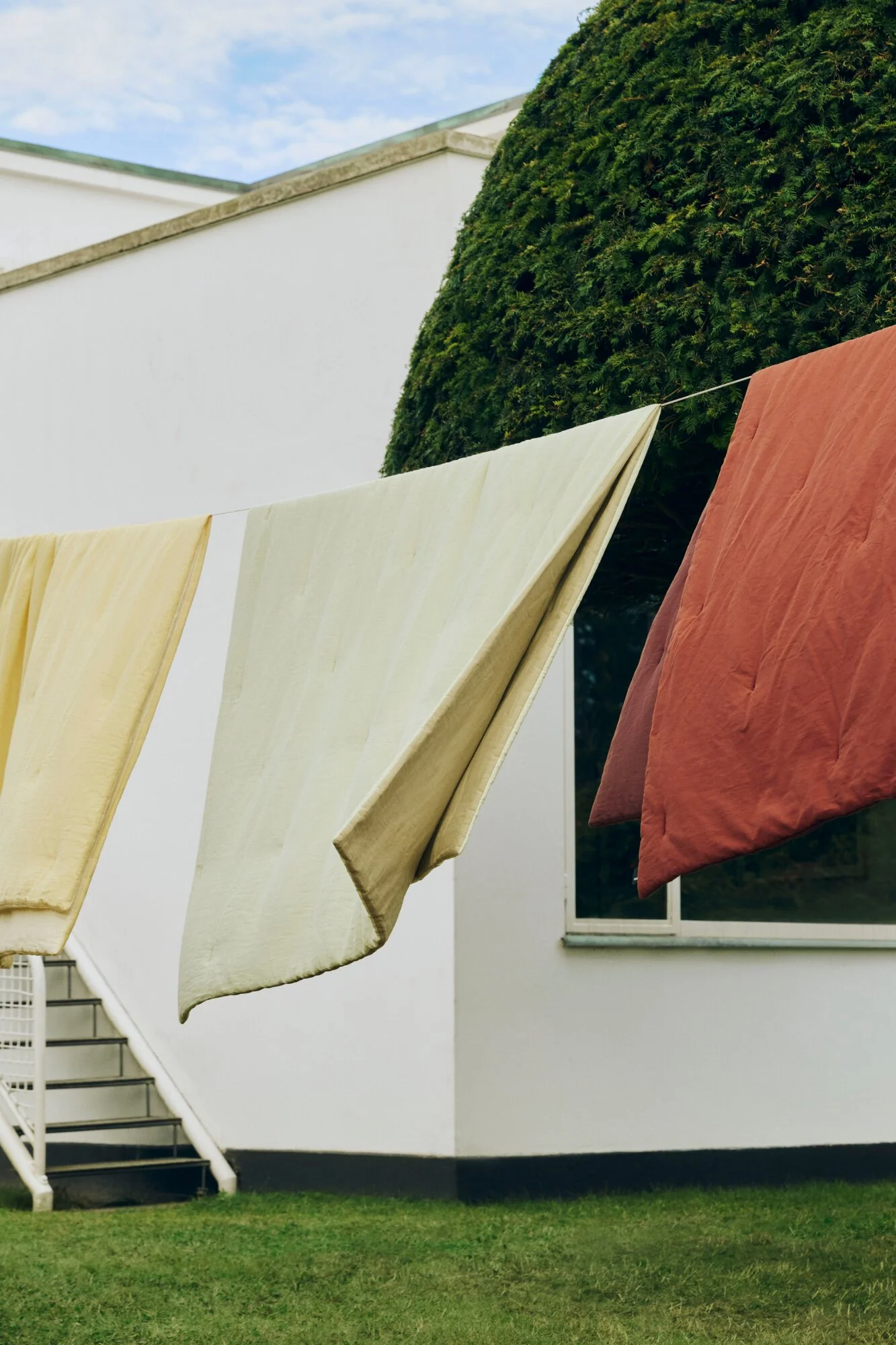 Air Quilt tæppe, 140x200 - Soft Yellow - Image 6