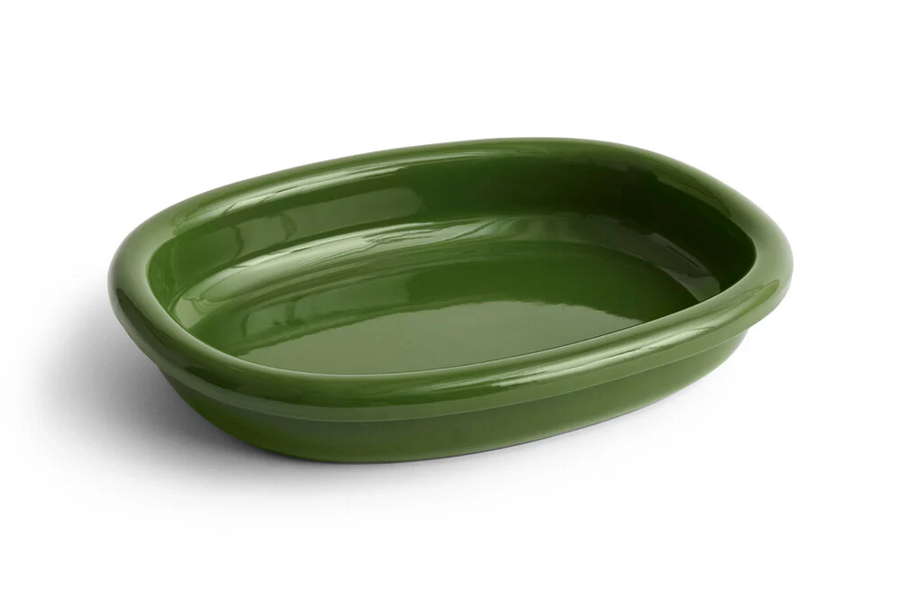 Barro Oval fad, Large - grøn