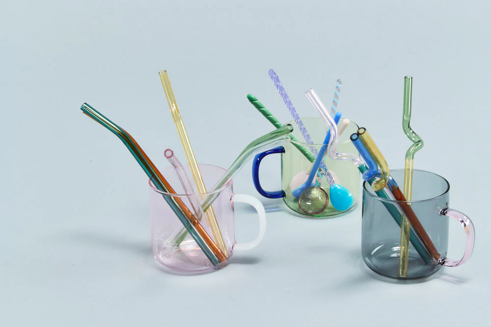 Borosilicate krus, grå - sæt af to - Image 5