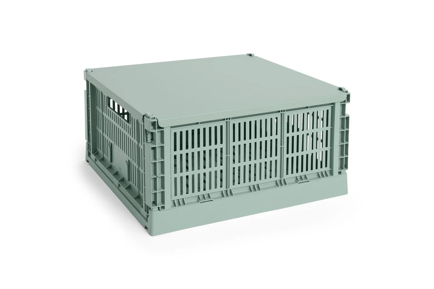 Colour Crate Metal Square låg, L - Sage green - Image 2