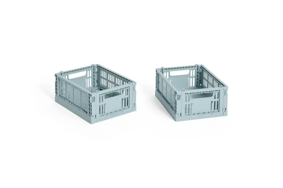 Colour Crate Mini kasse, 2 stk - Dusty blue