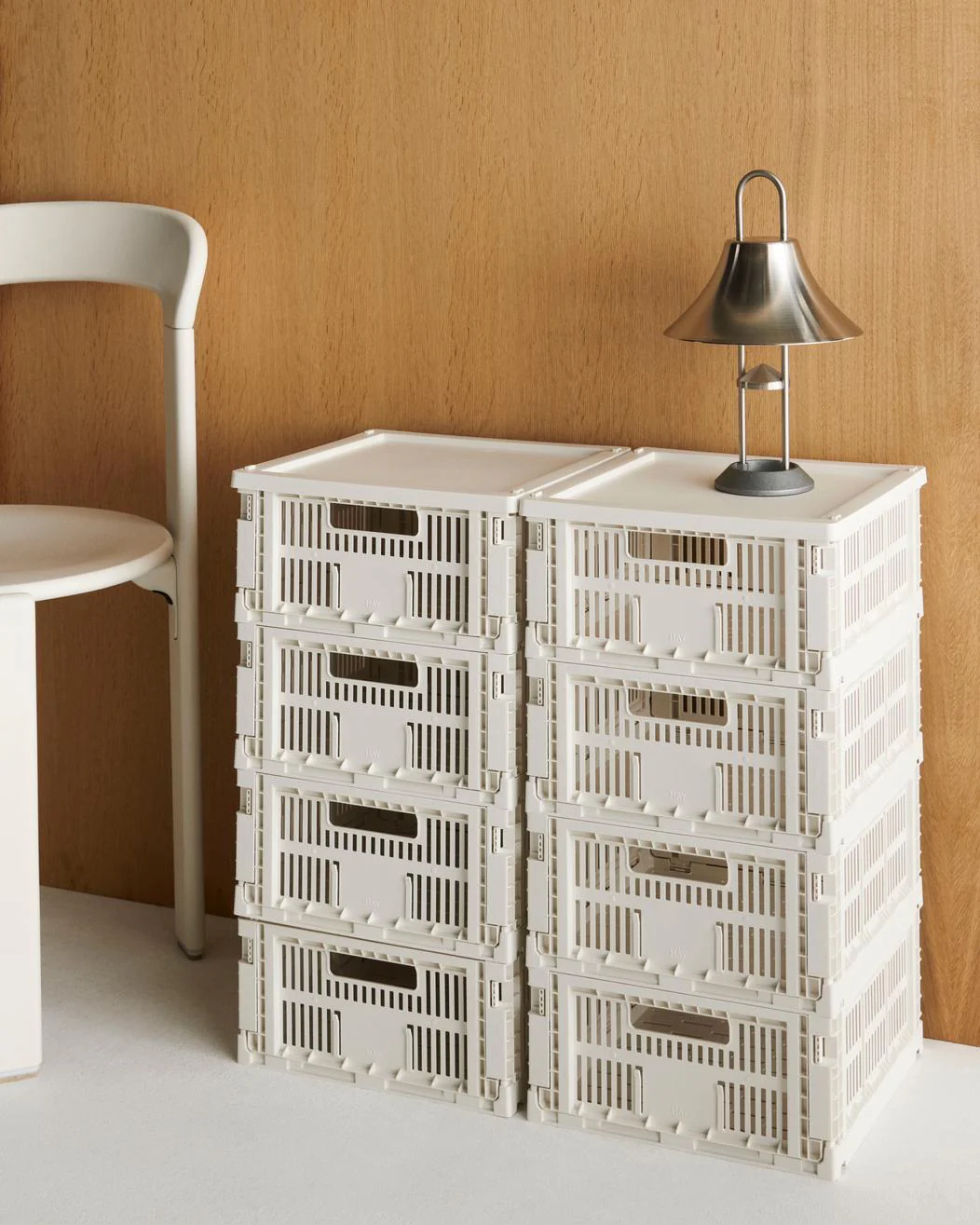 Colour Crate Plastic Square låg - Off-white - Image 2