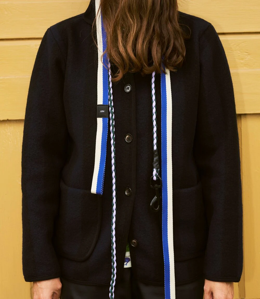 Flat hundesnor - blå/off-white - Image 3