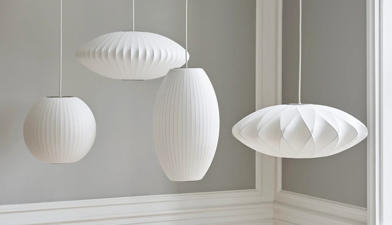 George Nelson Ball Bubble pendant lampe - Ø: 68 cm. - Image 5