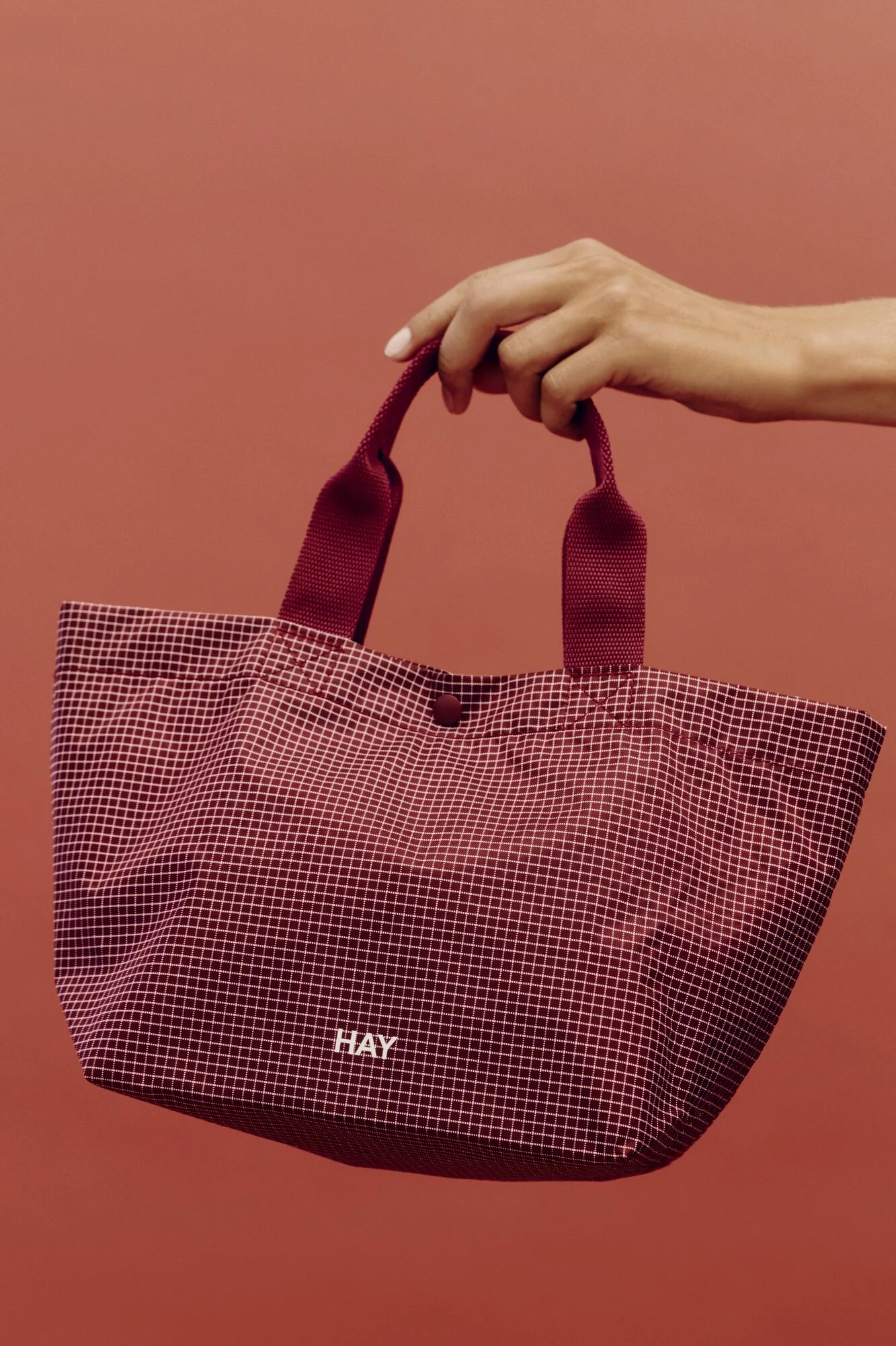 Grid Everyday taske, Mini - Burgundy - Image 3