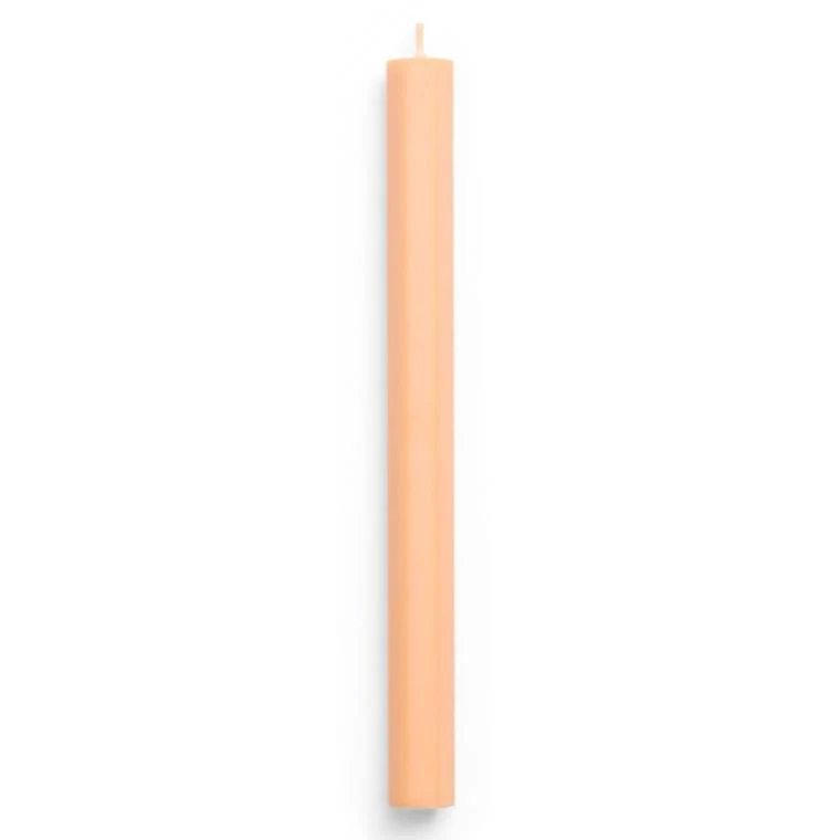 Hexagon stearinlys - Dark peach