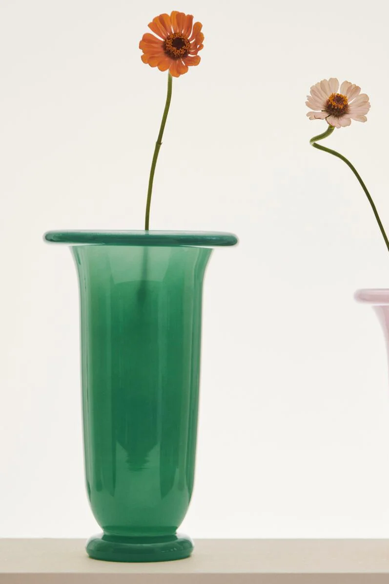 Large Empire Vase, grøn - H25 cm. - Image 2