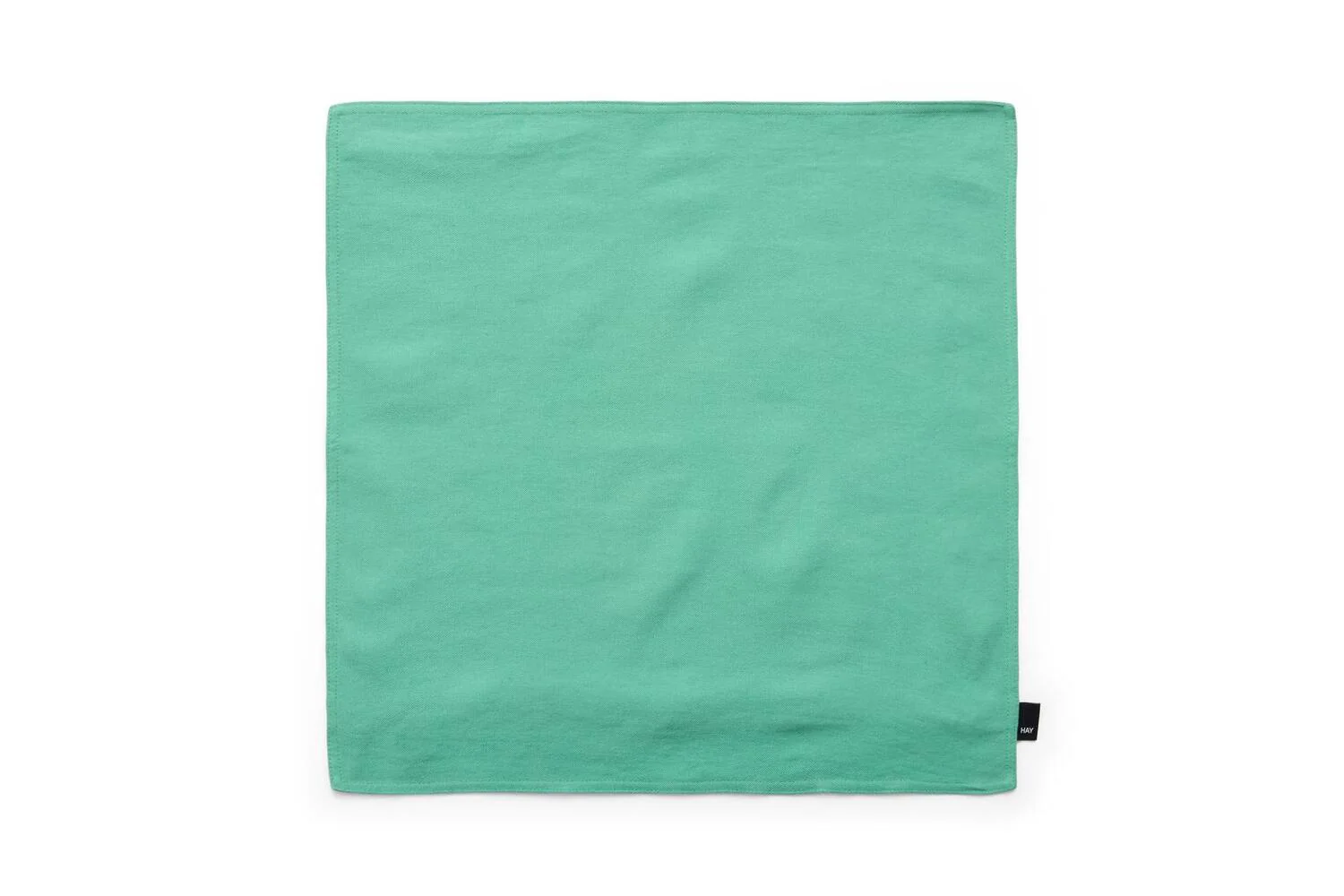 Linen pudebetræk, 50x50 cm - Emerald Green