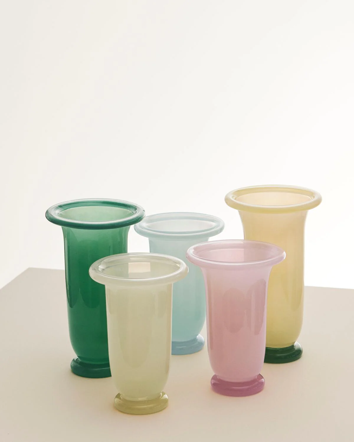 Medium Empire Vase, rosa - H21 cm. - Image 3