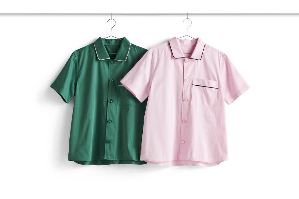 Outline Pyjama S/S natskjorte - Soft Pink - Image 7